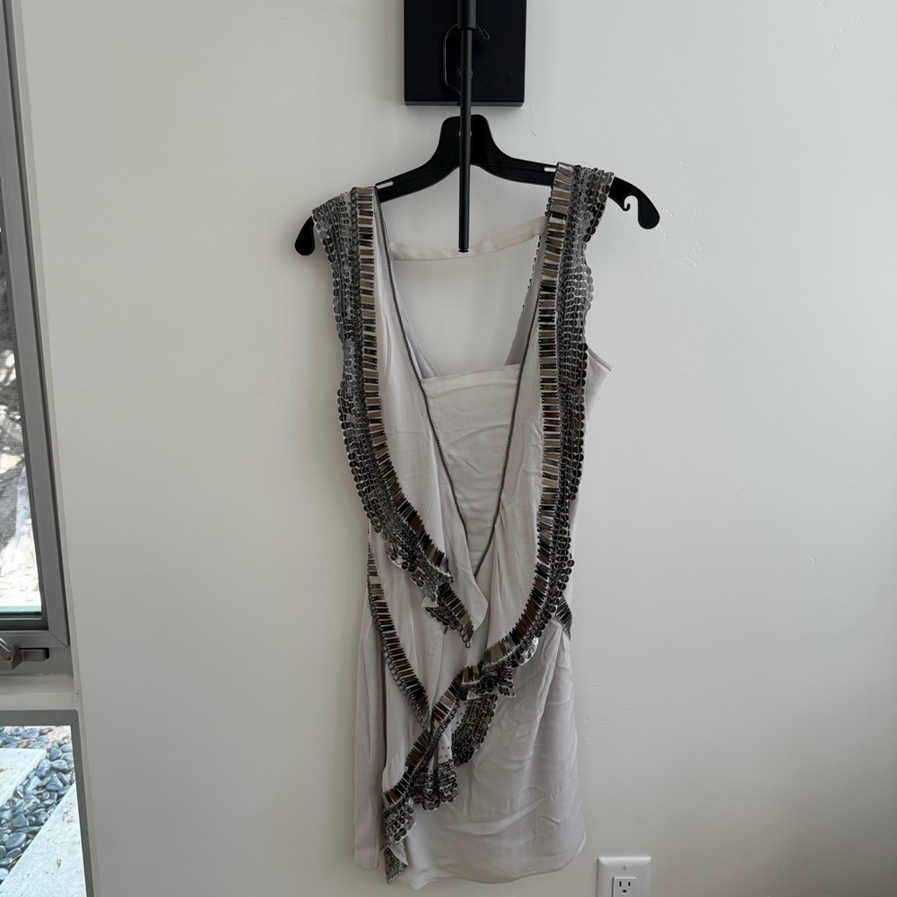 Karen Millen Light Gray Cocktail Dress